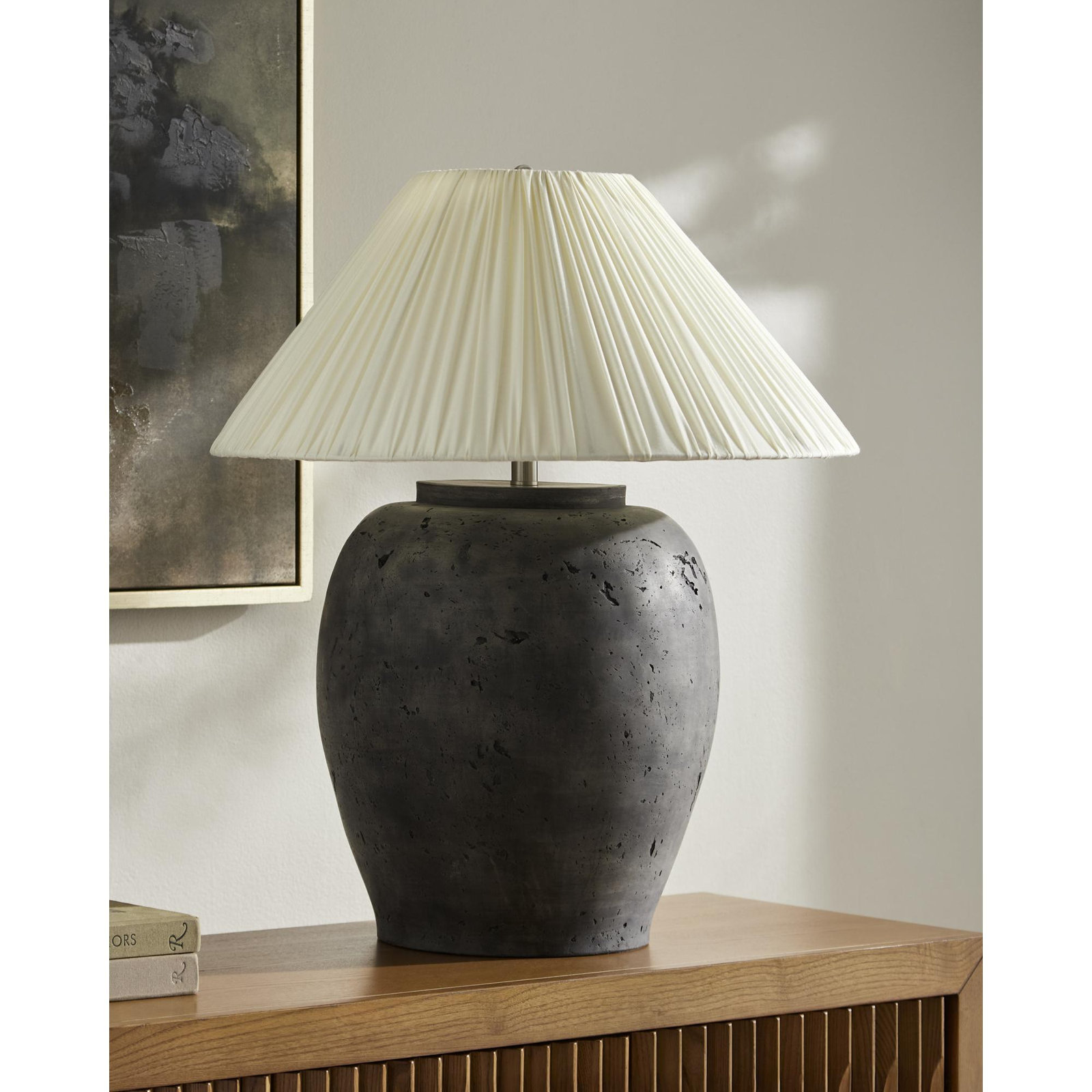 Table Lamp, Dark Gray