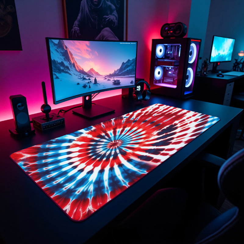 Polyester Desk Pad, 14.4x12.1