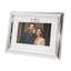 Silver Metal Picture Frame with Mat