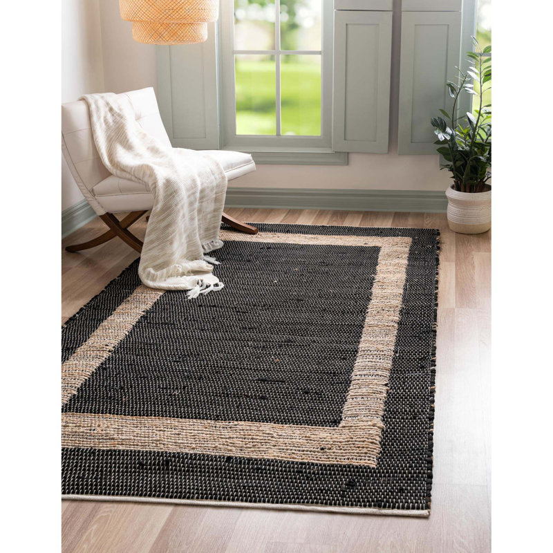 Balduin Flatweave Cotton Indoor Rug, Rectangle 8' x 11'