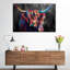 Highland Cow, reproduction acrylique sur toile-107105206