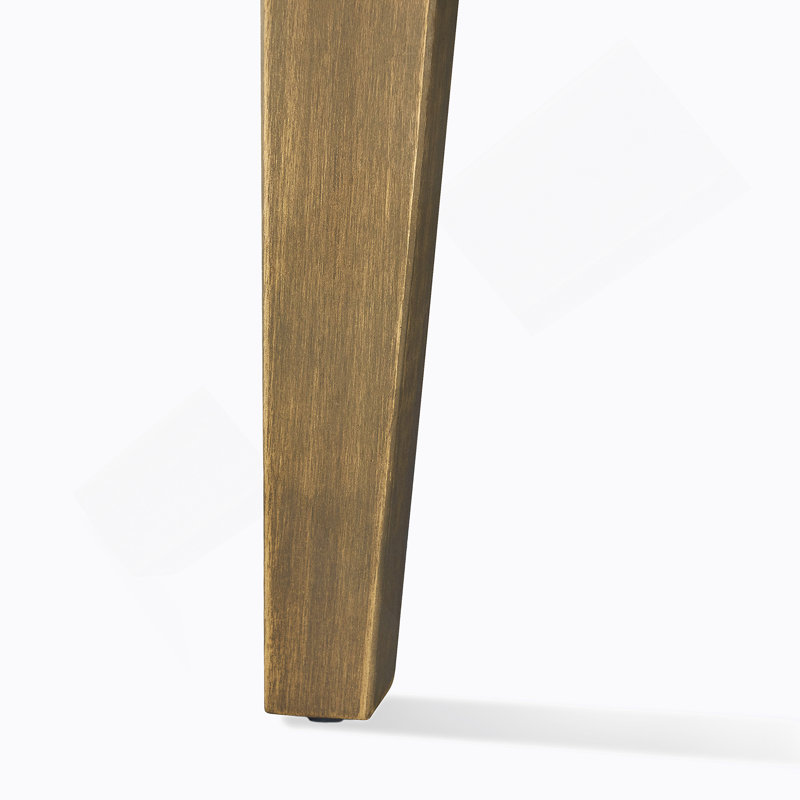 Table d'appoint d'extérieur en bois d'acacia durable avec conception à lattes classique, parfaite pour la terrasse et la cour