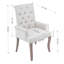 Chaise de salle à manger rembourrée en chenille Modern-123043499