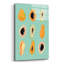 Art mural en verre Ivy Bronx «Papaya Blue» par Yvette St. Amant-1214378579
