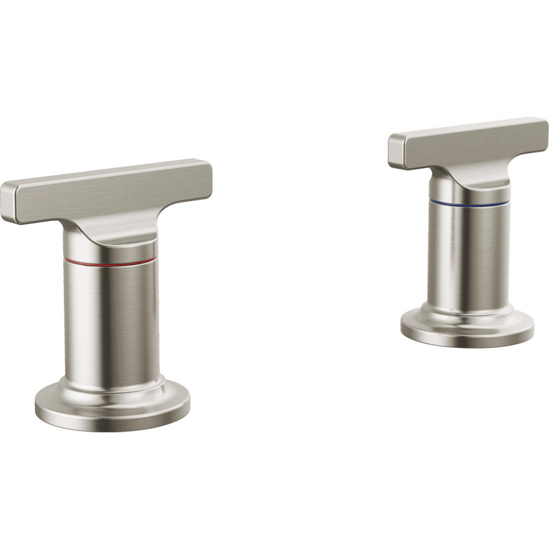 Tetra Roman Tub Faucet T-Lever Handle Set, Stainless Steel