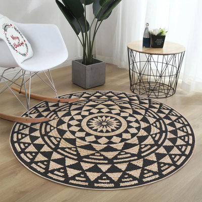 Judith Round Cotton Area Rug