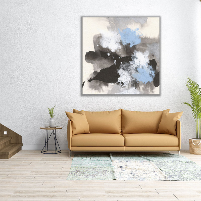 «Puff of Blue II», reproduction d'art sur toile, H 12 po x l 12 po