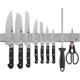 Zwilling Pro 10-piece Knife Set With 17.5-inch Stainless Magnetic Knife Bar