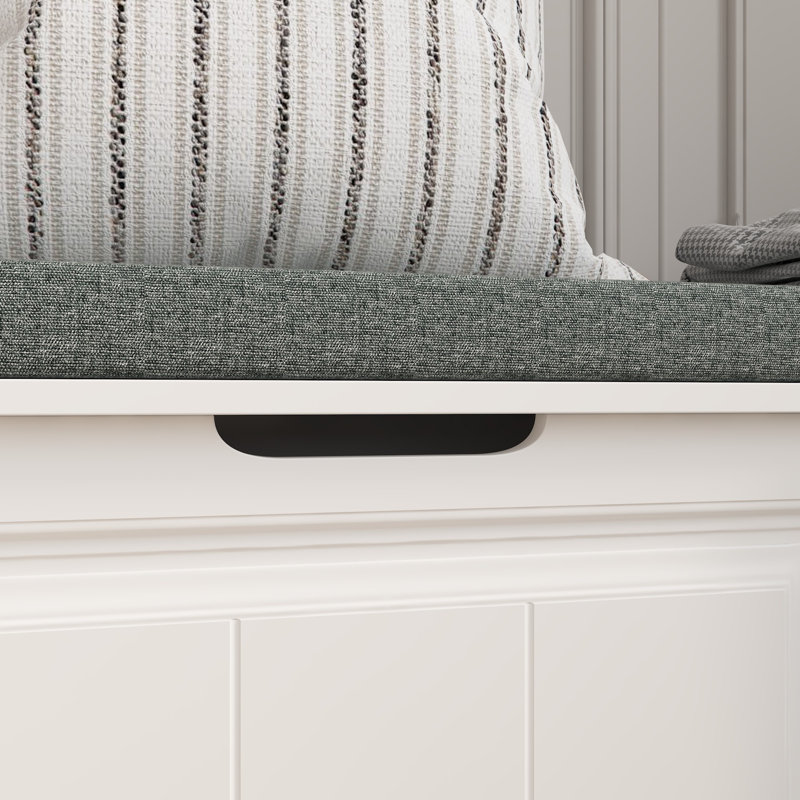 Banc d'angle avec rangement en L Efrayim