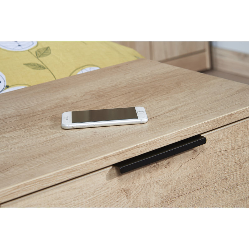 Fully Assembled Rennick 4 Drawer Chest, Oak