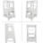 Kids Toddler Kitchen Tower Helper Step Stool Adjustable-2017726706