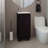 Bethel Wide One-Door Cabinet, Free Standing Vanity With And Two Shelves, Bathroom Storage-227695875
