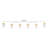 42'' 6 -Light Fixed Track Track Kit with Dimmable and Adjustable Head