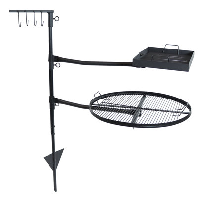  Dual Cooking Fire Pit Campfire Cookware