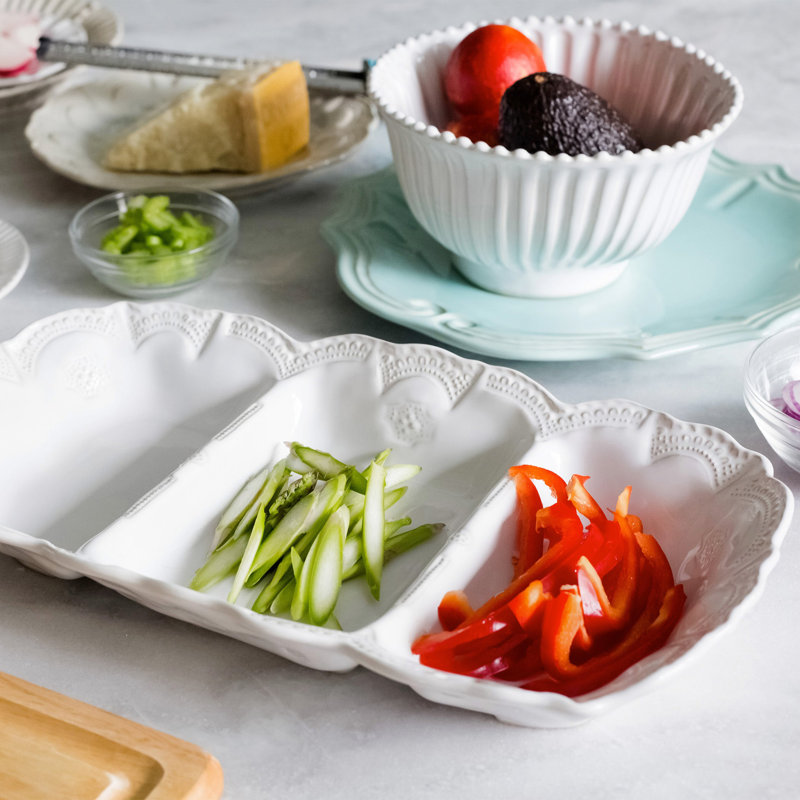 Incanto Stoneware Divided Serving Dish