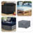 Heavy Duty Waterproof Outdoor Square Ottoman Deck Box Cover, Weather Protection Storage Bench Cover-168496835-168496836
