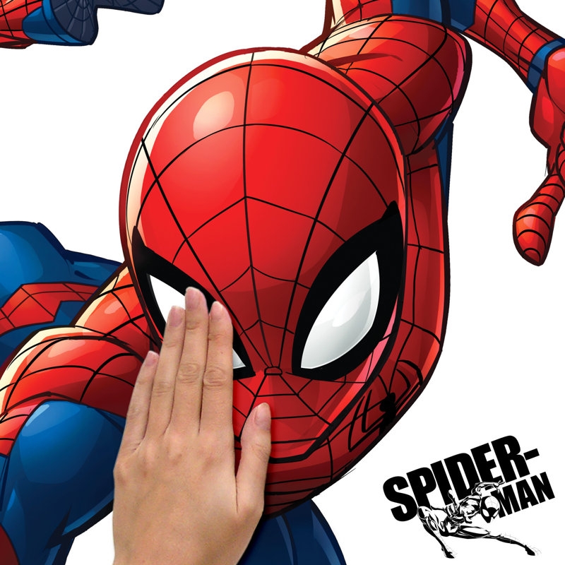 Marvel Spider-Man Growth Chart Peel & Stick Wall Decal Set