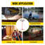 Lampe de travail à DEL avec support, lampe de travail à DEL à double tête 20000 lumens