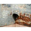 7'10"x10'2" Blue Hand Knotted Abstract Galaxy Design Wool Oriental Rug 1C9C49F9156E415DA9E2820F4C28242D