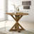 Cross-Buck Wood 5-Piece Counter Height Dining Set