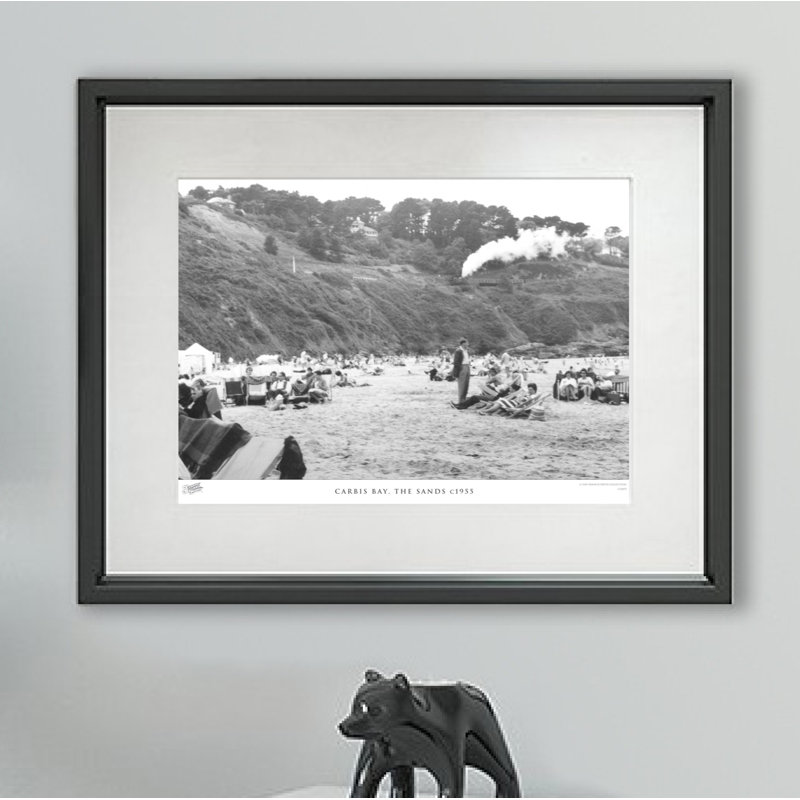 Carbis Bay, The Sands C1955 - Single Picture Frame Print, 28cm H x 36cm W x 2.3cm D