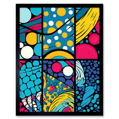 Alejondro Abstract Bubbles - Single Picture Frame Print