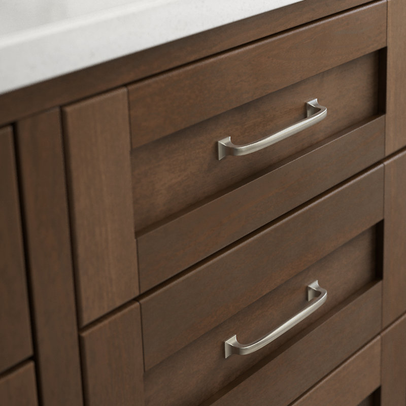 5" Center to Center Arch Pull, 5", Satin Nickel