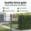 104 cm W Steel Gate Fencing-121122512