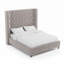 Lit tapissier capitonné standard à profil bas Charette-322487571-333834628