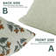 Coussin décoratif décoratif en lin épais épais Fab Divine Accent, (Chahat, brun)-106059001-106059019