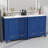 Elegant Bathroom Vanity Set With Vanities  Ceramic Sinks And Partitioned Drawers-156047284-156047306-156047296