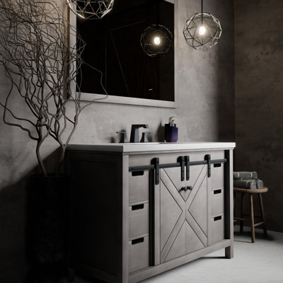Ketchum Double Bath Vanity and 24 in Mirrors