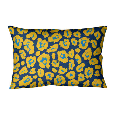 Animal Print Linen Reversible Pillow Cover