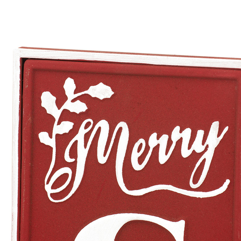 Enseigne de Noël 5,5 po x 23,5 po