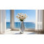 Vase de table en cristal