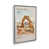 Cadre flottant en chrome poli