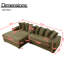 Canapé modulaire modulaire à 3 places pour canapé-lit modulaire en L pour canapé-lit modulaire avec méridienne surdimensionnée