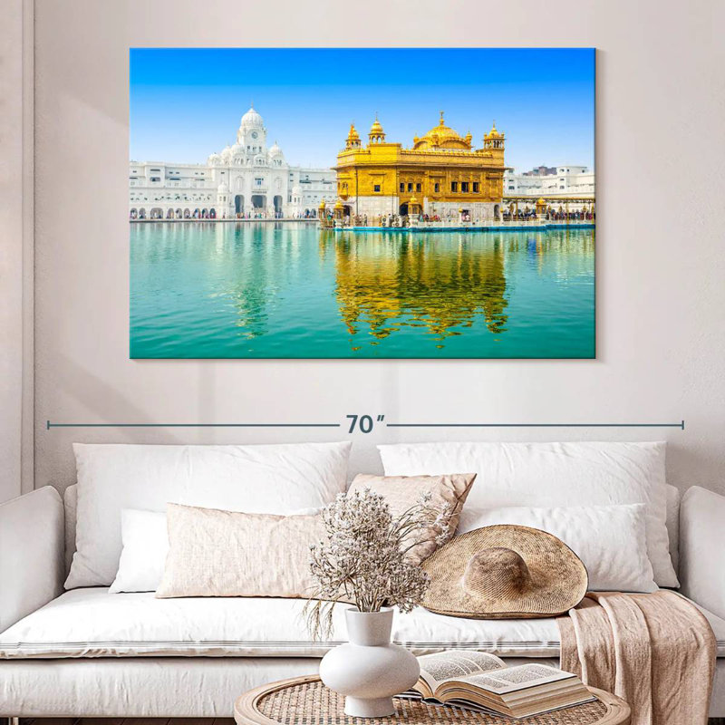 Harpa Reflection Of The Golden Temple, 34" H x 51" W