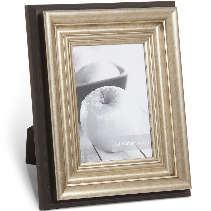 Cadre photo Eleganza, 5" x 7", Argent doré