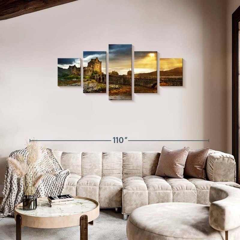 Eilean Donan Castle, 34" H x 74" W
