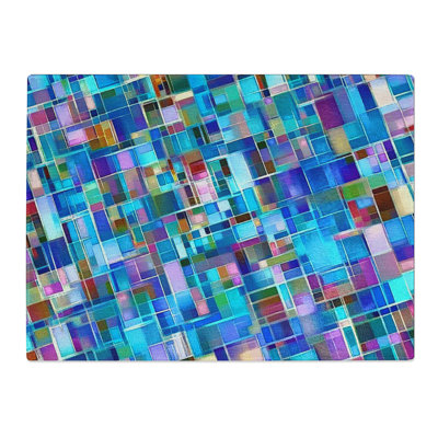 Pixel Pattern Vol.3  Glass Chopping Board