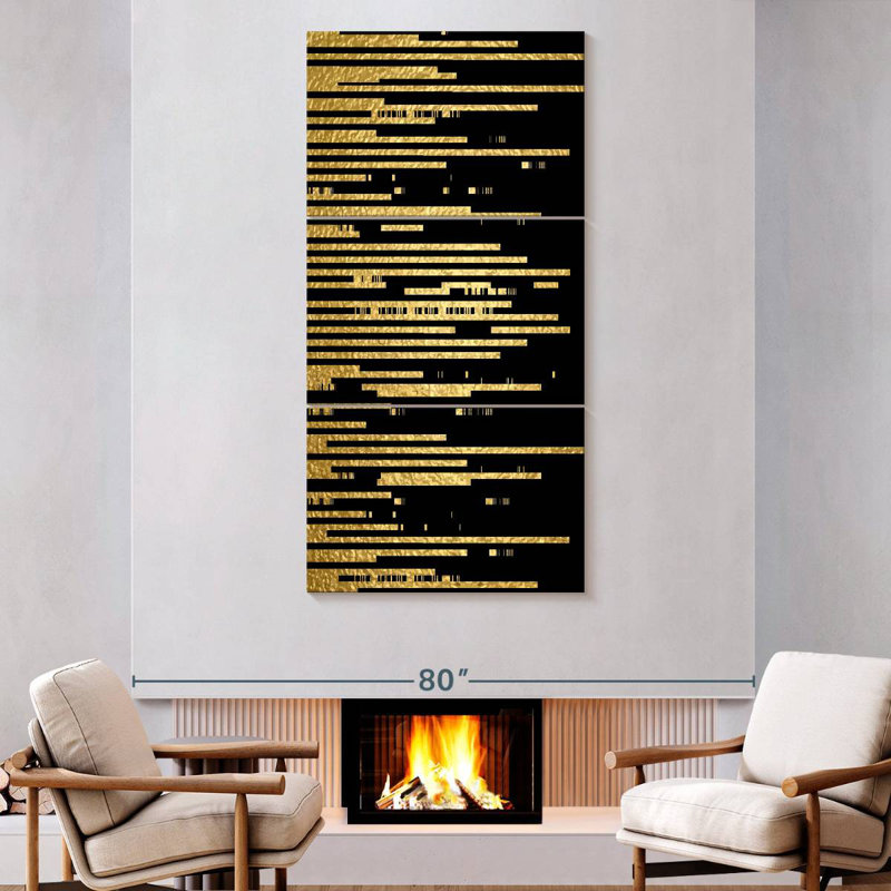 Lines, 80" H x 39" W