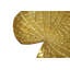 Gold Water Lily Aluminium Side Table