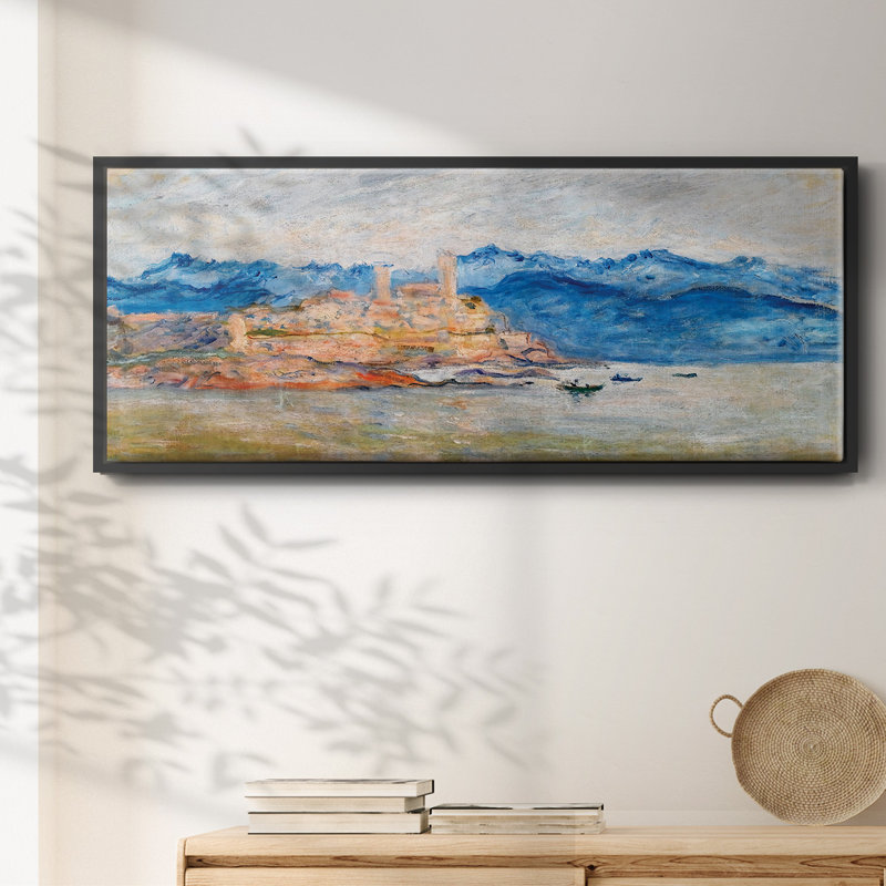 Le Fort d'Antibes, 1888 - Toile encadrée, H 20 po x l 50 po