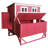 Mont 12.4 Square Feet Chicken Coop with Nesting Box For Up To 3 Chickens