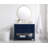 Sinclaire 42'' Single Bathroom Vanity with Engineered Marble Top-1171512688
