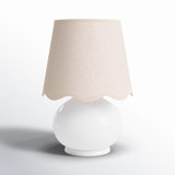 Momsen Coloured Scallop Shade Lamp