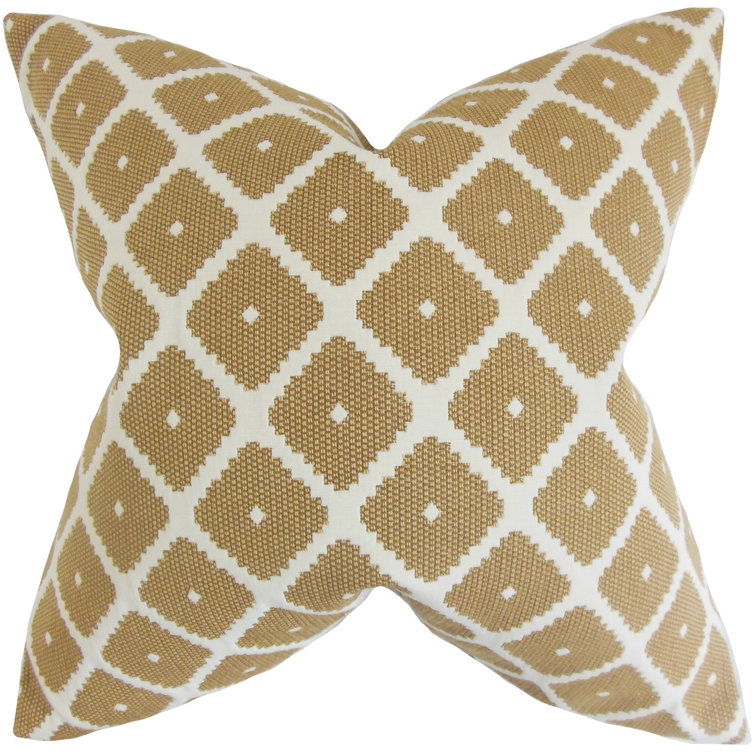 Geometric Reversible Throw Pillow