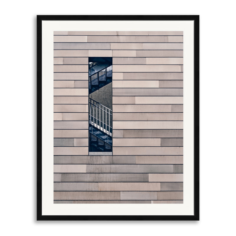 Hidden Staircase Print by Scott Norris, Black Framed Paper, 30" H x 24" W