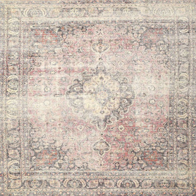 Tapis traditionnel brun / rouge Chesterland